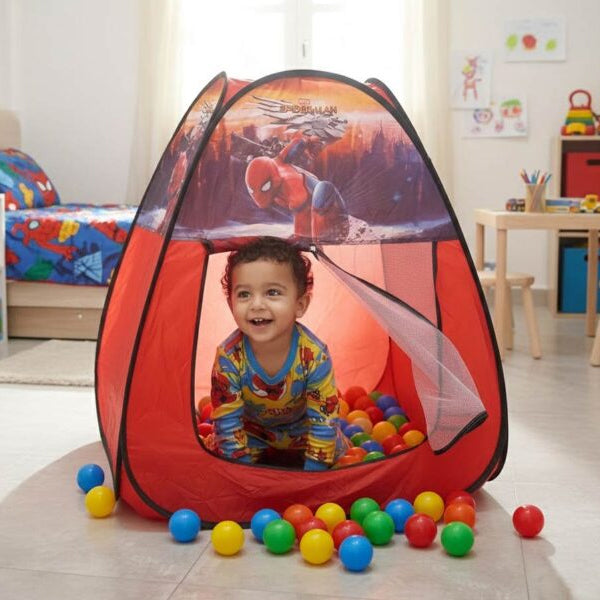 Tente Spiderman avec 50 balles