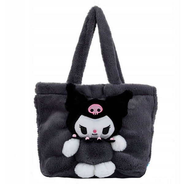 Tote bag Kuromi avec peluche
