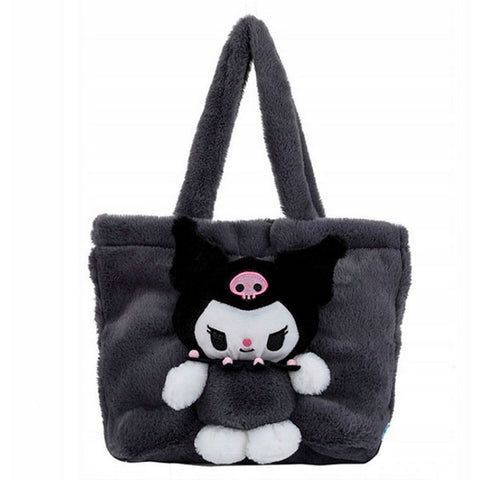 Tote bag Kuromi avec peluche
