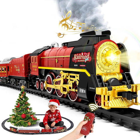 Train railroad noël