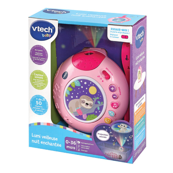 VTECH - Lumi veilleuse nuit rose