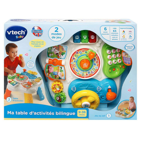 VTECH - Ma table d'activités Bilingue bleue