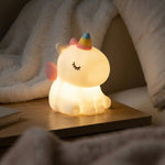 Veilleuse en silicone Licorne