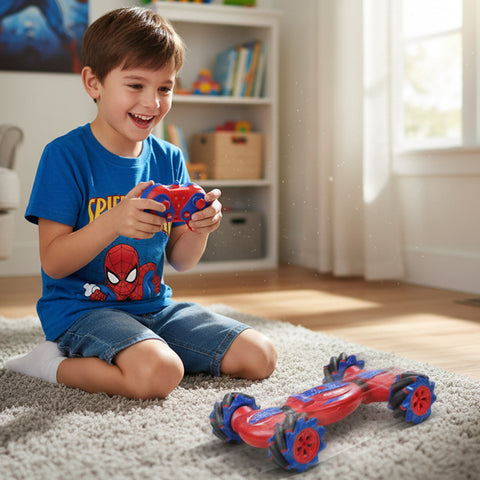 Voiture Stunt Spiderman R/C