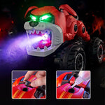 Voiture shar pei chien R/C avec spray à eau