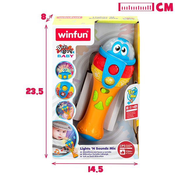 WINFUN - Micro avec son et lumière