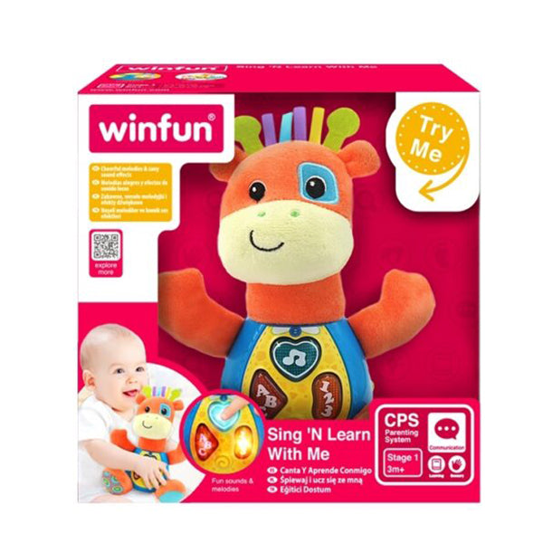 WINFUN - Peluche Girafe Musical