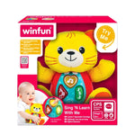 WINFUN - Peluche chat musicale éducative