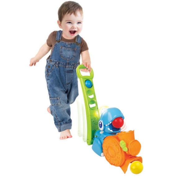 WINFUN - Trotteur Dinosaure Lance-Balles