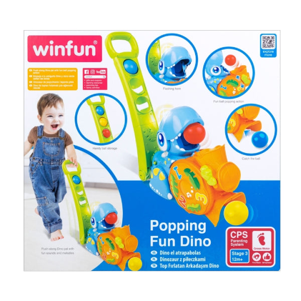 WINFUN - Trotteur Dinosaure Lance-Balles