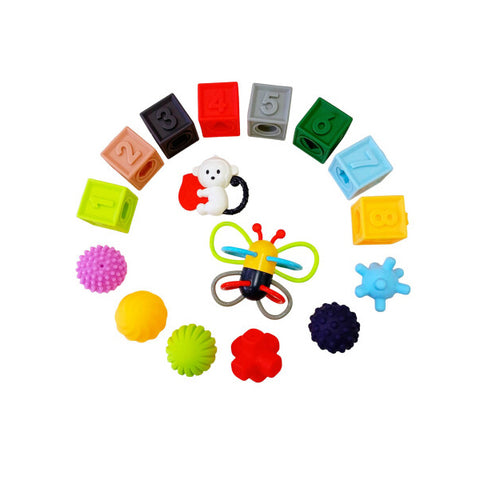 YOULEEN - Pack de 16 hochets