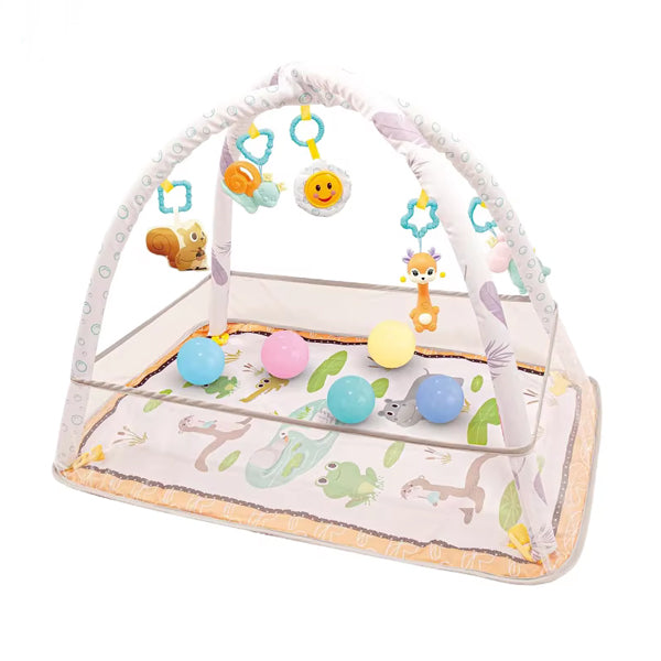 TIIBABY - Tapis d'éveil et parc bébé 2 en 1