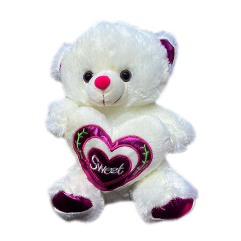 Peluche ours avec cœur