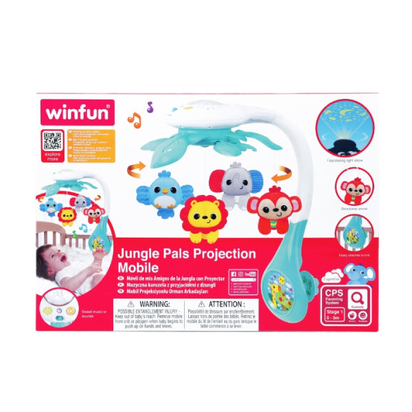 WINFUN - Mobile de projection Jungle Pals