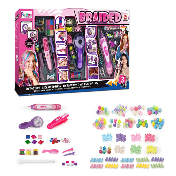 Set des cheveux 3 en 1