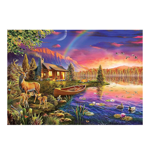 KS - Puzzle 500 pcs - Lakeside Cabin