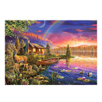 KS - Puzzle 500 pcs - Lakeside Cabin