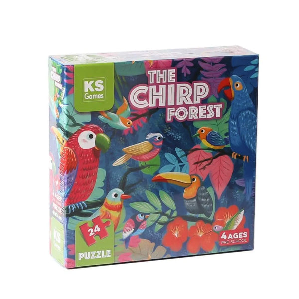 KS - Puzzle 24 pcs - THE CHIRP FOREST