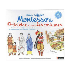 NATHAN - COFFRET MONTESSORI DE L'HISTOIRE DES COSTUMES
