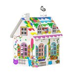 Maison en carton à colorier