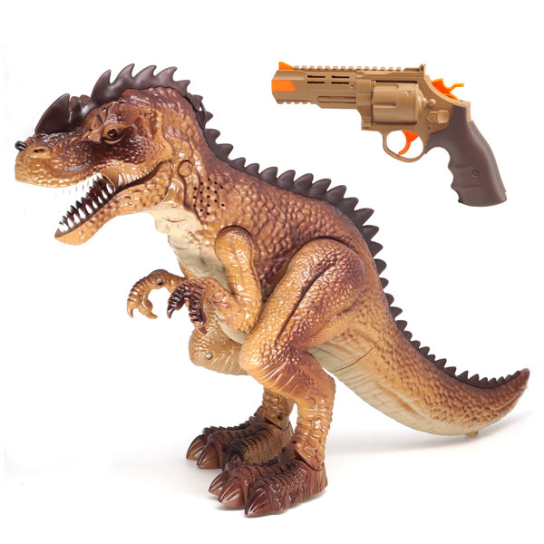 Dinosaure Géant avec Pistolet