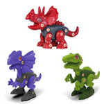 Pack de 3 dinosaures à démonter