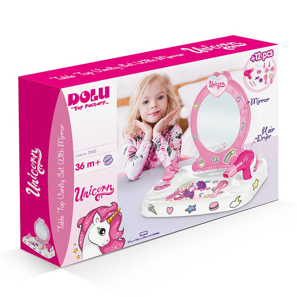 DOLU - Mini coiffeuse Licorne