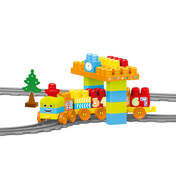 DOLU - Set de train en bloc 58 pcs