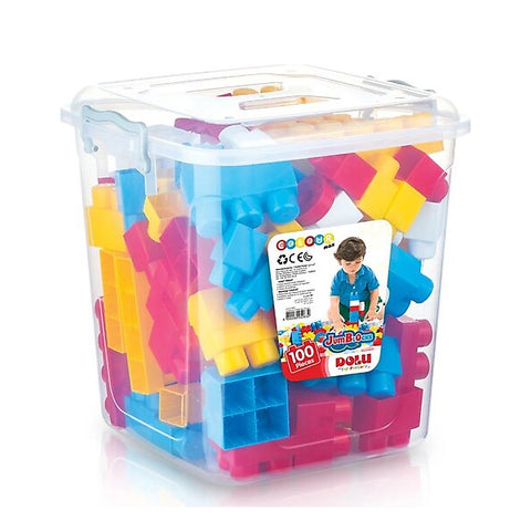 DOLU - Seau de blocs 100 pcs