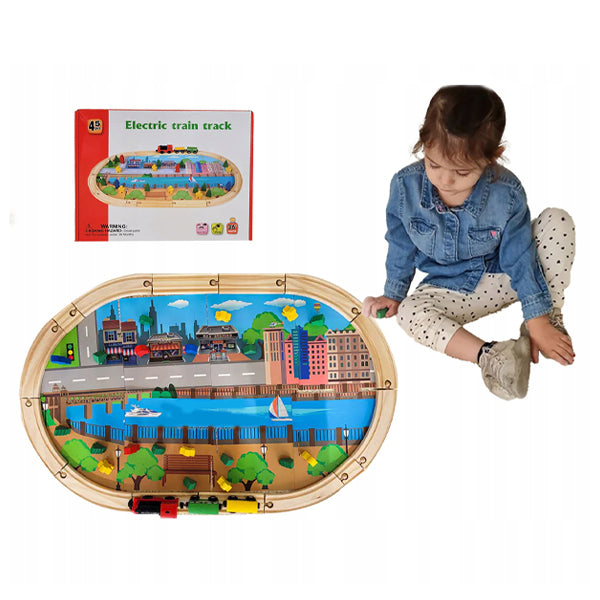 Train en bois 45 pcs