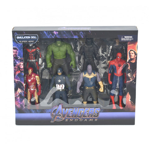 Pack 8 figurines Avengers