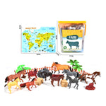 Boîte d'animaux de la ferme 30 pcs