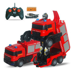 Camion de pompiers transformable