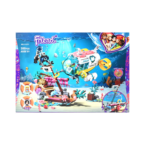 Friends - Jeu de bloc - Sous marin 380 pcs