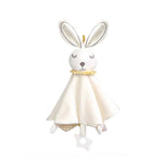 Doudou lapin avec hochet