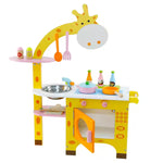 Cuisine Girafe en bois