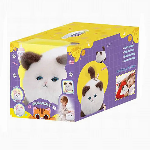 Peluche chaton vivant