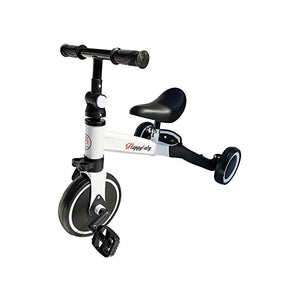 Tricycle modulable blanc