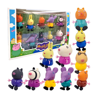 Mini pack de 10 figurines Peppa Pig