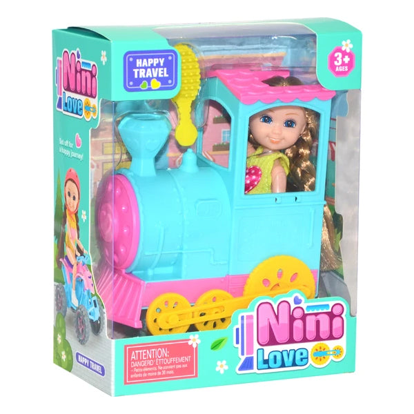 Mini poupée Nini Love avec véhicule
