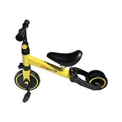 Tricycle modulable jaune
