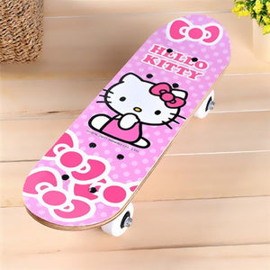 Skate Hello Kitty avec casque