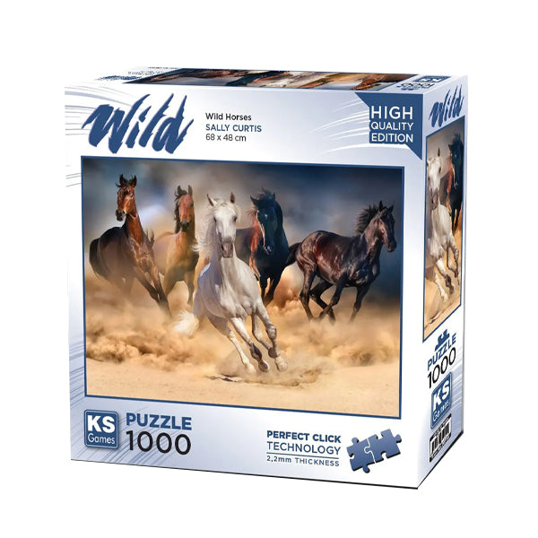 KS - Puzzle 1000 pcs - Wild Horses