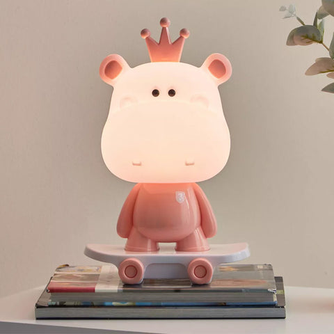 Lampe de chevet LED Hippo avec skate