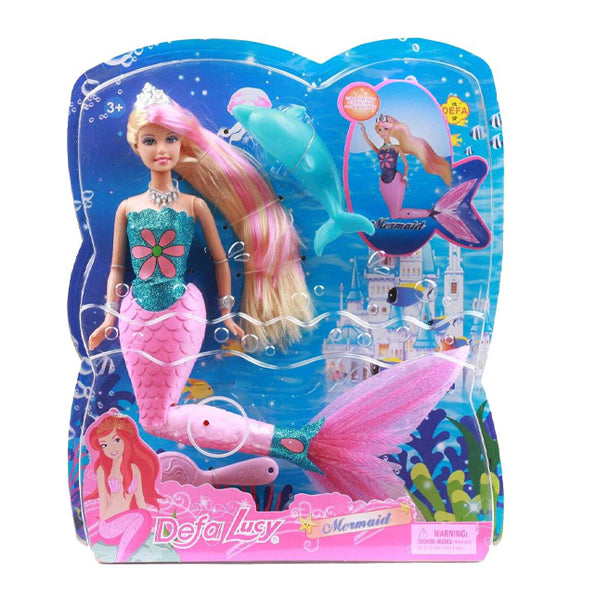 Poupée sirene avec dauphin