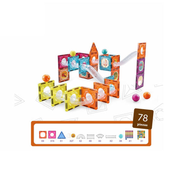 Tuiles magnétiques 78 pcs