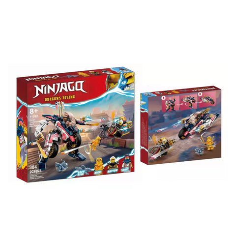 NINJAGO - Le vélo transformé de sora 384 pcs