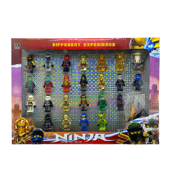 Pack 24 figurines Ninja