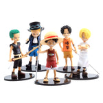 Pack 5 figurines One Piece