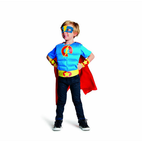 OXYBUL - Déguisement Super Boy Héros 6-8 ans